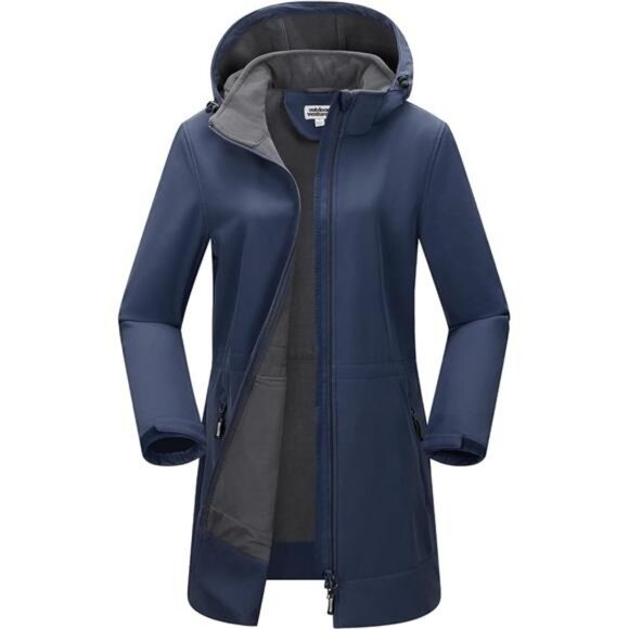 Outdoor Ventures Women's Softshell Jacket with Removable Hood